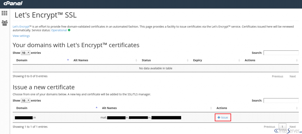 install free ssl on cpanel